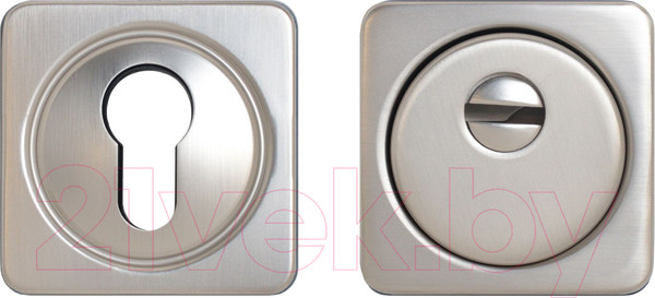 Изображение товара Накладка на цилиндр БУЛАТ Атлас БНД 05.08 (матовый никель)