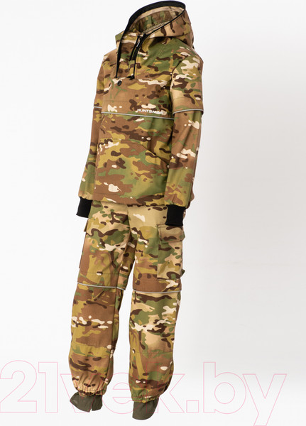 Изображение товара Костюм для охоты и рыбалки Huntsman Детский Антигнус Твил-Пич Мультикам (р-р 36-38/134-140)