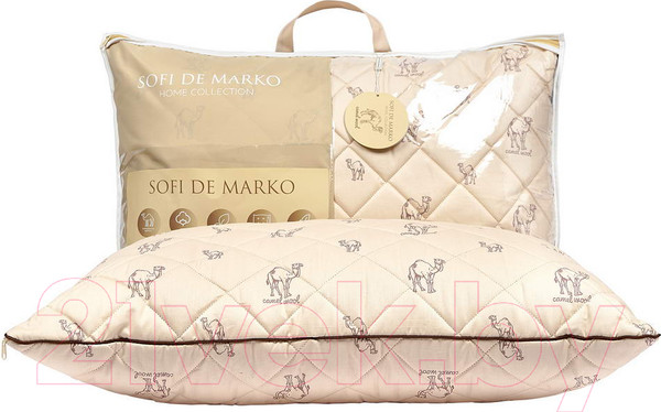 Изображение товара Подушка для сна Sofi de Marko Camel wool 50х70 / Под-КВ-50х70