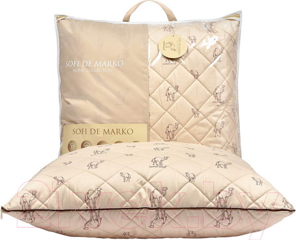 Изображение товара Подушка для сна Sofi de Marko Camel wool 70х70 / Под-КВ-70х70