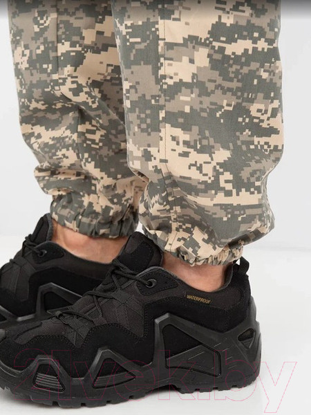 Изображение товара Штаны для охоты и рыбалки Huntsman Антигнус Смесовая Светлый пиксель 182/2 (р-р 56-58/182)