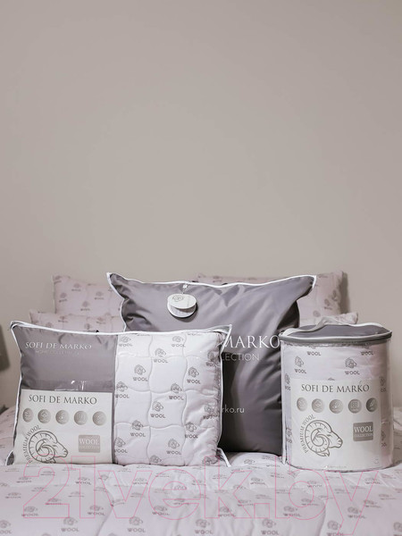 Изображение товара Подушка для сна Sofi de Marko Premium wool 50х70 / Под-ПВ-50х70