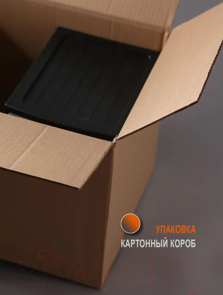 Изображение товара Органайзер для хранения Эльфпласт Mini Box / ЕР596 (черный/прозрачный)