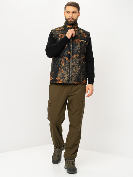 Изображение товара Штаны для охоты и рыбалки Huntsman Антигнус Смесовая Хаки (р-р 56-58/182)