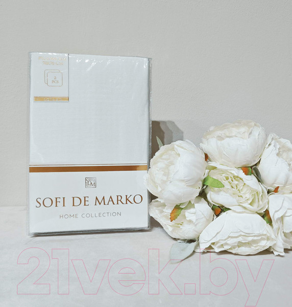 Изображение товара Комплект наволочек Sofi de Marko Флер №3 70х70 / Нав-03Фл-70х70 (2шт)