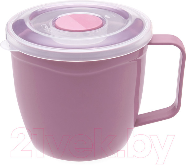 Изображение товара Ланч-бокс Эльфпласт Travel / ЕР486 (светло-черничный)