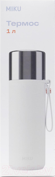 Изображение товара Термос для напитков Miku TH-CLS-1000WHT (1л, белый)