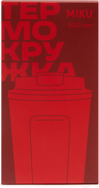 Изображение товара Термокружка Miku TH-MG-510-RED (510мл, красный)