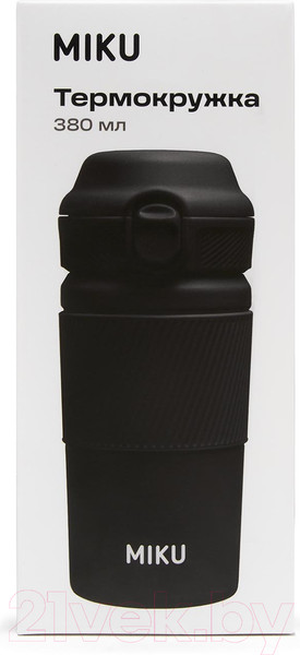 Изображение товара Термокружка Miku TH-MGC-380-BLK (380мл, черный)