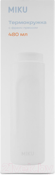 Изображение товара Термокружка Miku TH-MGFP-480-WHT (480мл, белый)