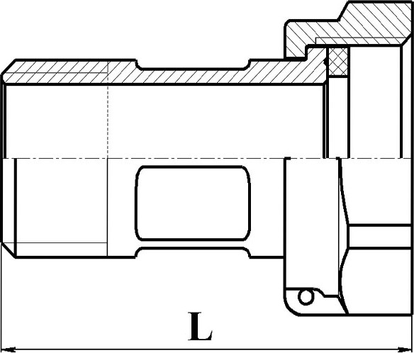 Изображение товара Узел присоединительный Цветлит DN-15x47 / ZW50104 (2шт)