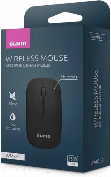 Изображение товара Мышь Olmio WM-21 (черный)