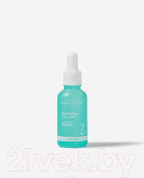 Изображение товара Сыворотка для лица Novexpert Ночная отшелушивающая с Цинком и PHA + AHA-кислотами (30мл)