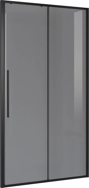 Изображение товара Душевая дверь Niagara NG-85-12TB 120x195 (черный матовый/тонированное стекло)