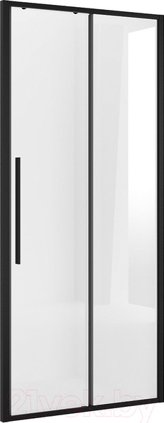 Изображение товара Душевая дверь Niagara NG-84-11AB 110x195 (черный матовый/прозрачное стекло)