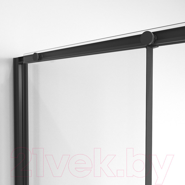 Изображение товара Душевая дверь Niagara NG-84-13AB 130x195 (черный матовый/прозрачное стекло)