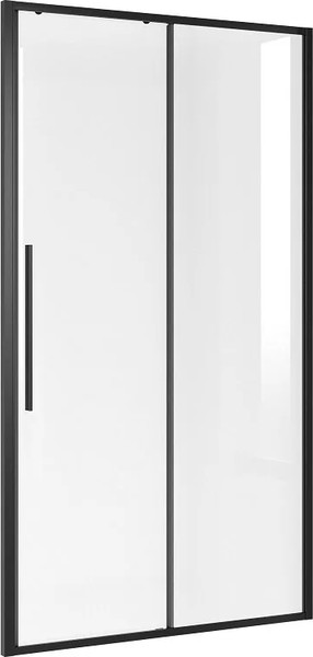 Изображение товара Душевая дверь Niagara 140x195 NG-84-14AB (черный матовый/прозрачное стекло)