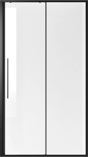 Изображение товара Душевая дверь Niagara 140x195 NG-84-14AB (черный матовый/прозрачное стекло)