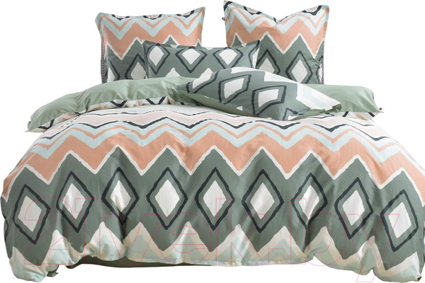 Изображение товара Комплект постельного белья Sofi de Marko Пейтон 1.6 / 1.6-5660 (зеленый)
