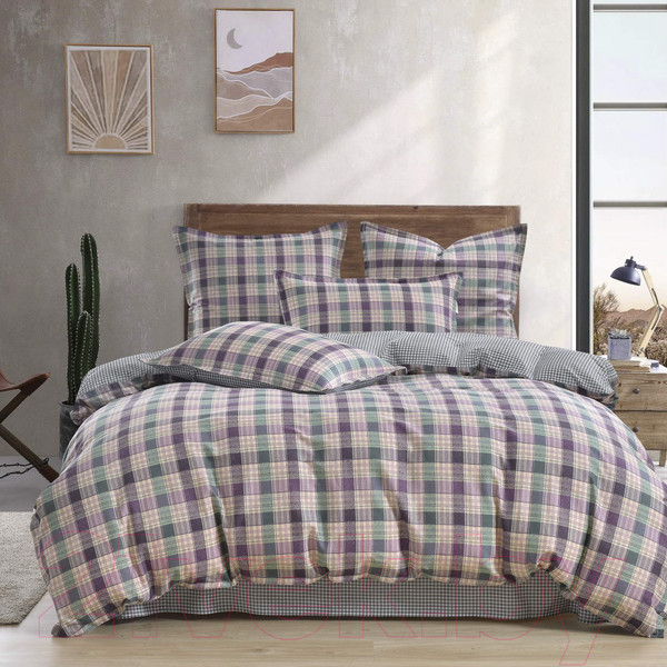 Изображение товара Комплект постельного белья Sofi de Marko Рокки 1.6 / 1.6-5655 (фиолетовый)