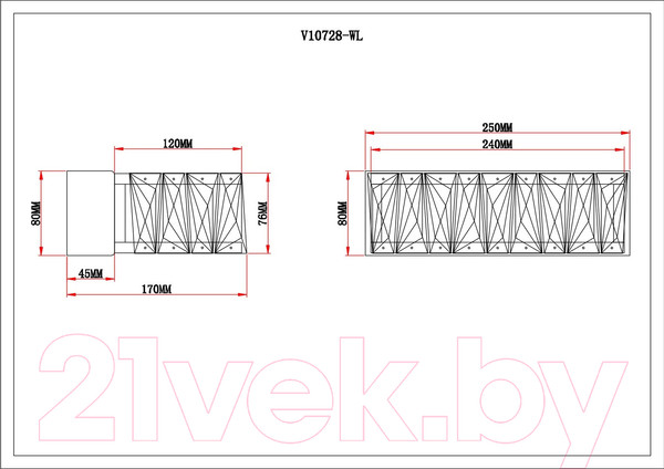 Изображение товара Бра Moderli Asti / V10728-WL