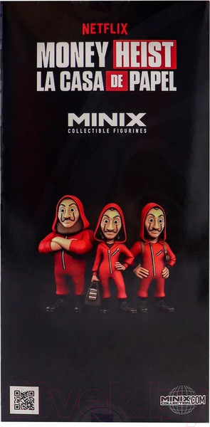 Изображение товара Фигурка коллекционная Minix Бумажный дом. Хельсинки в маске / 13852