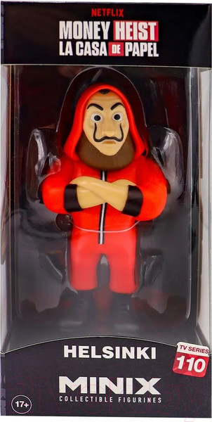 Изображение товара Фигурка коллекционная Minix Бумажный дом. Хельсинки в маске / 13852