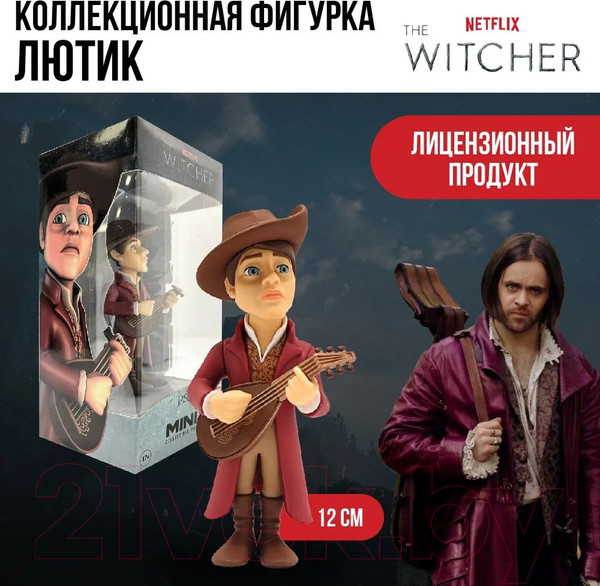 Изображение товара Фигурка коллекционная Minix Ведьмак. Лютик / 13807