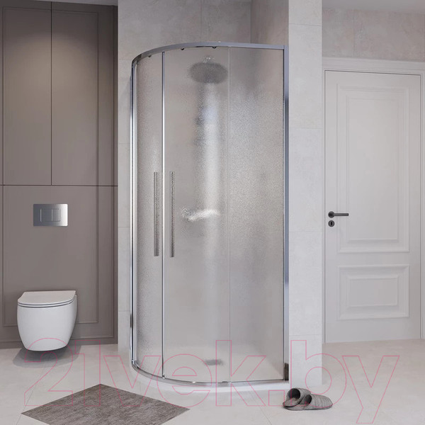Изображение товара Душевой уголок Niagara NG-3626-34 90x90x195 (хром/шиншилла стекло)