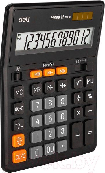 Изображение товара Калькулятор Deli M888 (черный)