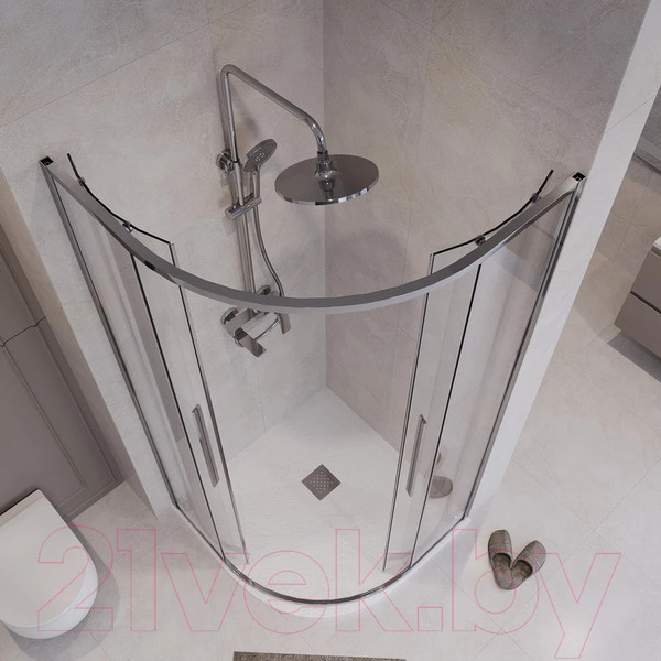 Изображение товара Душевой уголок Niagara NG-6626-34 90x90x195 (хром/прозрачное стекло)