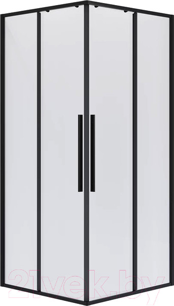 Изображение товара Душевой уголок Niagara NG-6822-34BLACK 80x80x195 (черный матовый/прозрачное стекло)