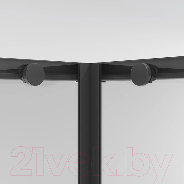 Изображение товара Душевой уголок Niagara NG-6824-34BLACK 100x100x195 (черный матовый/прозрачное стекло)