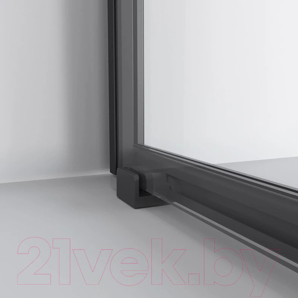 Изображение товара Душевой уголок Niagara NG-6824-34BLACK 100x100x195 (черный матовый/прозрачное стекло)