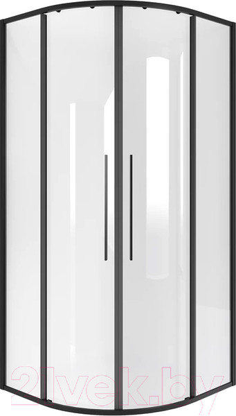 Изображение товара Душевой уголок Niagara NG-6826-34BLACK 90x90x195 (черный матовый/прозрачное стекло)