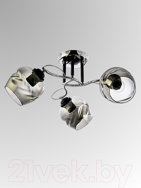 Изображение товара Люстра Aitin-Pro НПБ 02-3x60-101 / C1725/3 (хром/черный)