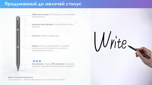 Изображение товара Интерактивная панель Hikvision DS-D5C75RB/B