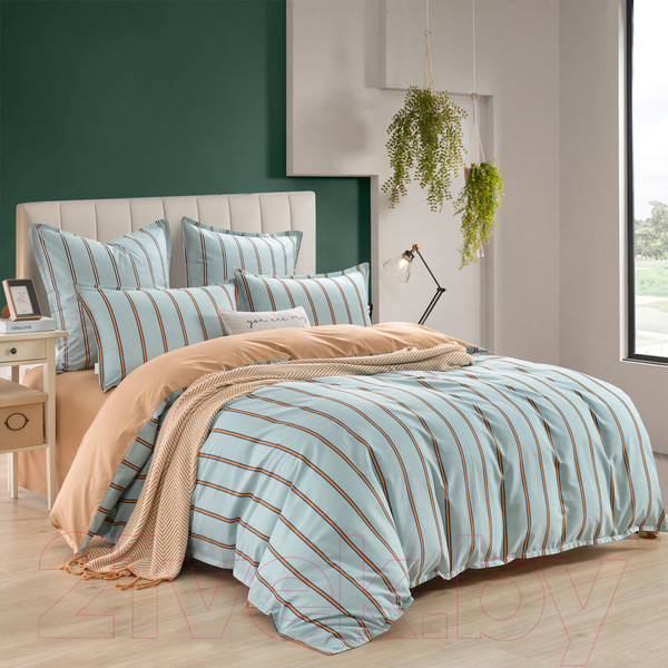 Изображение товара Комплект постельного белья Sofi de Marko Вивьен 1.6 / 1.6-5652 (зеленый)