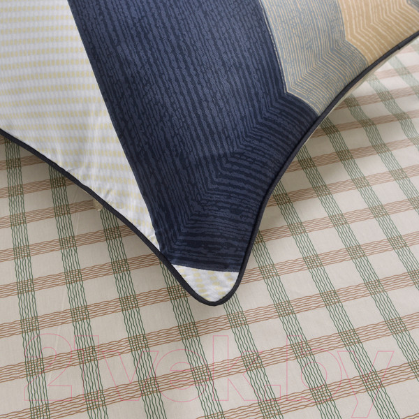 Изображение товара Комплект постельного белья Sofi de Marko Девис 1.6 / 1.6-5676 (синий)