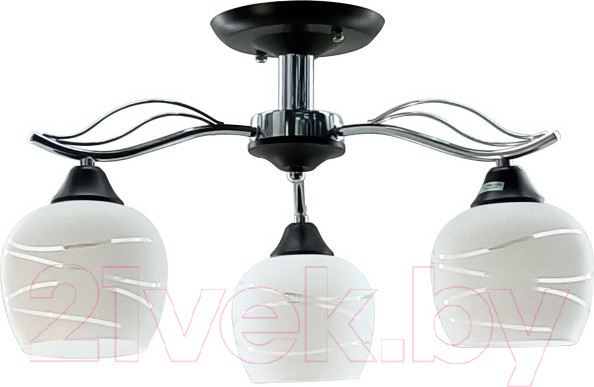 Изображение товара Люстра Aitin-Pro НПБ 02-3x60-105 / S5119/3 (хром/черный)