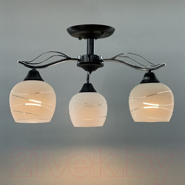 Изображение товара Люстра Aitin-Pro НПБ 02-3x60-105 / S5119/3 (хром/черный)