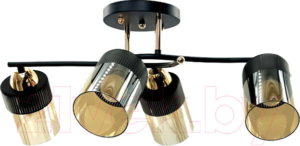 Изображение товара Люстра Aitin-Pro НПБ 02-4х60-101 / 9131/4 (золото/черный)