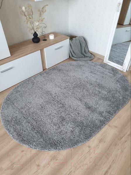 Изображение товара Коврик Витебские ковры Шегги овал 23С52-БК/ЭФ sh 34 (0.8x1.5)