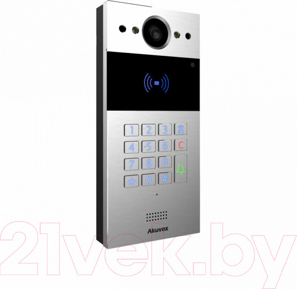 Изображение товара IP-вызывная панель Akuvox R20K In-Wall (с коробкой для врезного монтажа)