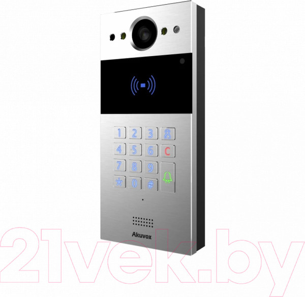 Изображение товара IP-вызывная панель Akuvox R20K In-Wall (с коробкой для врезного монтажа)