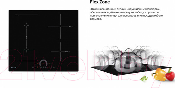 Изображение товара Индукционная варочная панель Weissgauff HI 643 BFZC