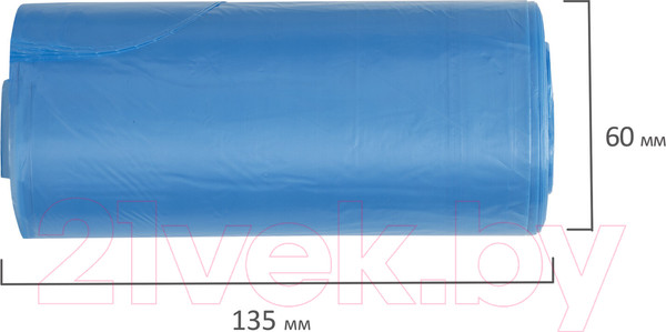 Изображение товара Пакеты для мусора Laima Ultra 35л / 607684 (30шт, синий)