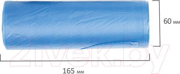 Изображение товара Пакеты для мусора Laima Ultra 60л / 607690 (20шт, синий)