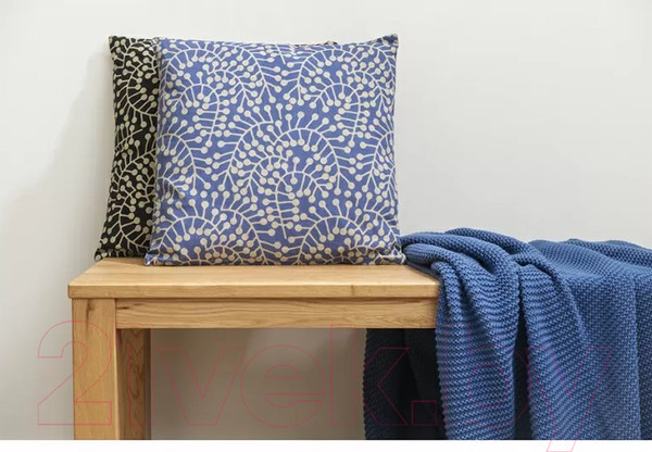 Изображение товара Наволочка декоративная Tkano Scandinavian touch TK22-CU0002 (фиолетовый/спелая смородина)