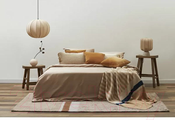 Изображение товара Наволочка декоративная Tkano Ethnic. Clouds TK23-CC0002 (горчичный)